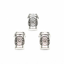 Hot Sale 20pcs/lot Metal Coffee Cup Silver Floating Charms For Living Glass Floating Lockets Bracelet Necklace DIY Jewelry 2024 - buy cheap