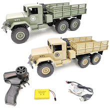 WPL-B-16 B16 Ural 1:16 2,4G 6WD RC, coche de Control remoto militar, comunicación, Rock Crawler, camiones del ejército, juguetes para niños 2024 - compra barato