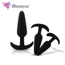 Runyu Bullet Butt Plug Soft Silicone Anal Plug Sex Toys For Men Women Adult Products Anus Toys No Vibrator Prostate Massager 2024 - buy cheap