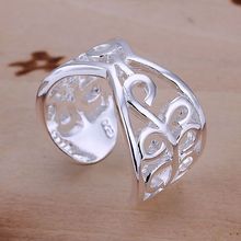 Free Shipping 925 Sterling Silver Ring Fine Fashion Classical Opening Ring Women&Men Gift Silver Jewelry Finger Rings SMTR033 2024 - buy cheap