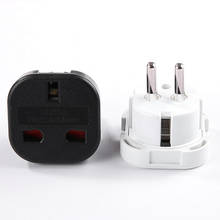 Converter Socket Power Good 2 Pin  Travel Adapter UK To EU Travel Adapter Plug 2024 - buy cheap