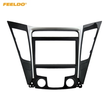 FEELDO Car Refitting DVD Radio 2Din Fascia Frame for Hyundai Sonata YF(LHD & RHD) Stereo Face Panel Dash Trim Kit #HQ5146 2024 - buy cheap