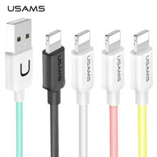 USB кабель для iPhone зарядное устройство X 8 7 6 6s Plus 5 5S SE, 2A 1 м Мобильный телефон USB кабель для передачи данных для iPhone кабель для освещения кабель 2024 - купить недорого