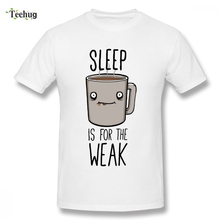 Sleep Is For The Weak Homme Tee Shirt Crewneck For Men Geek Top Design Graphic Camiseta For Man 2024 - buy cheap