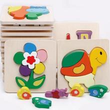 2 pieces cartoon educational animal wood toy baby toys children Multifunction Baby Early Learning Wooden puzzle Frees Shipping 2024 - buy cheap