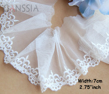 1yard/lot Width:7cm Cloud shape design mesh lace, embroidered lace for scrapbooking,trimming lace for garment (ss-395) 2024 - buy cheap