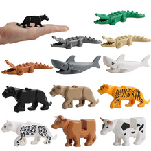 Small Brick Animal Model Series DIY Building Blocks Accessories Children Educational Toys Kids Gift Compatible Most Brands Block 2024 - buy cheap