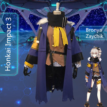 Disfraz de Honkai Impact 3, traje de batalla de Bronya Zaychik, uniforme gótico, para Cosplay, actuación en el escenario de Halloween, envío gratis 2024 - compra barato