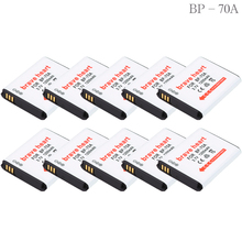 Batería de BP-70A BP70A 70A para SAMSUNG, ST66 ST700 ST88 ES65 MV800 PL120 PL170 ES80 PL20 ST30 ST60 ST70 ST80 ES70 ST65 ES95, 10 unidades 2023 - compra barato