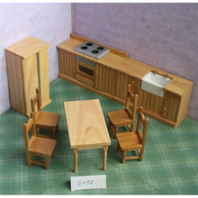 Doub K-muebles de casa de muñecas para niñas, juguete de simulación de mesa en miniatura, estufa, modelo, juguetes para juego de imitación, 1:12 2024 - compra barato