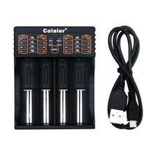 Colaier-cargador inteligente C40, 1,2 V, 3,7 V, AA /AAA, 18650, 18350, 26650, 10440, 14500, 16340 2024 - compra barato