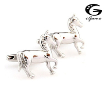 iGame Unique Cuff Links Novelty Horse Design Free Shipping 2024 - buy cheap