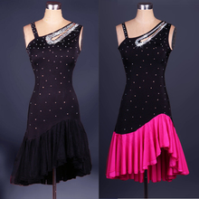 Высококачественное платье для латинских танцев элегантная одежда для взрослых платье для латинских танцев костюмы для латиноамериканских танцев L051 2024 - купить недорого