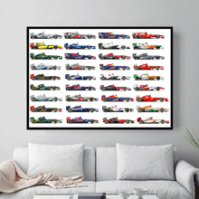 Formula 1 Racing Cars World Drivers Ayrton Senna Poster Prints Art Painting Wall Pictures For Living Room Home Decor 2024 - buy cheap