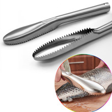 Cooking Tool Fish Cleaning Knife Skinner Fish Skin Scraper Stainless Steel Fish Scales Fishing Cleaning Remover Kitchen Tool U3 2024 - buy cheap