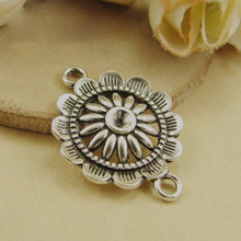 REGELIN 20pcs Hollow Sun flower Retro Charm Pendant for Diy Necklace Jewelry Making Handmade Craft jewelry accessories 2024 - buy cheap