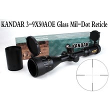 Оптический прицел KANDAR 3-9x50, тактический оптический прицел из стекла мил-дот, винтовочный прицел с блокировкой 2024 - купить недорого