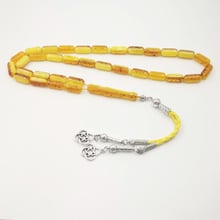 Man's Resin Tasbih Ambers Color Rosary Muslim Luxurious bracelet Tesbih 33 Beads Misbaha Islam bracelets 2024 - buy cheap