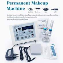 Hot Professional Permanent Makeup machine Liberty Tattoo Machine Digital dermographe maquillage foot switch Cosmetic tattoo kit 2024 - buy cheap