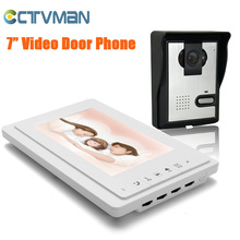 CCTVMAN 7" TFT Color LCD Minitor Display Video Door Phone Intercom Doorbell System Kit With IR Camera Doorphone 2024 - buy cheap