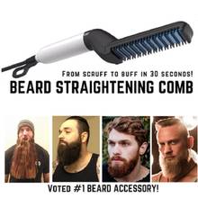 Men Quick Beard Straightener Styler hot comb straightener Multifunctional Hair Curling Curler Electric Hair Brushes 2024 - buy cheap
