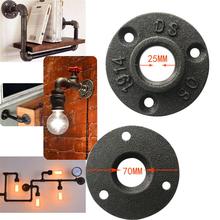 1pcs Cast Iron Wall Mount Floor Flanges Antique Thread Malleable Iron Pipe Fittings Flanges For Hardware Accessories 2024 - buy cheap