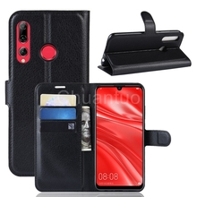 Чехол-книжка из искусственной кожи для Huawei Honor 10i HRY-LX1T, флип-кошелек, чехлы для телефонов с подставкой для Huawei P Smart + 2019 2024 - купить недорого