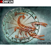 HOMFUN Full Square/Round Drill 5D DIY Diamond Painting "Scorpion scenery" Embroidery Cross Stitch 5D Home Decor Gift A17778 2024 - buy cheap