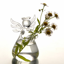 Vaso de vidro suspenso para anjo de cristal, vaso de cristal criativo recipiente de terrário ferramenta de decoração para casa #75128 2024 - compre barato
