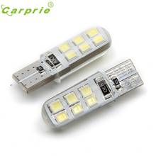 Car-styling CARPRIE 2Pcs W5W LED Ampoules Waterproof 2835 12 SMD Wedge License Plate side light td11 dropship 2024 - buy cheap