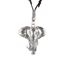 Wholesale Maxi necklace collier women jewelry collares Vintage necklaces Elephant pendants Love choker Women Leather Necklace 2024 - buy cheap