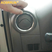 For Nissan Versa note SR 2014 2015 Car accessories Air conditioner outlet cover chrome trim stickers 2024 - buy cheap
