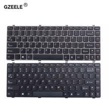 Gzeele-teclado para notebook em inglês, substituição de notebook para lenovo y470, y470n, y470p, y470, y471a 2024 - compre barato