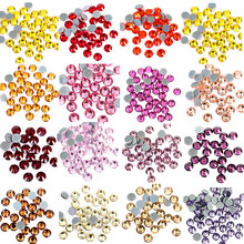 41Colors 5 Sizes High Quality Crystal AB Hot Fix Rhinestones Glass Strass Iron On White Hotfix Rhinestone For DIY Clothes B0890 2024 - купить недорого