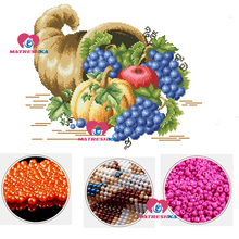 diy cross stitch beads embroidery fruit beadwork home decor crafts needlework accessories 3d pearl embroidery Partial embroidery 2024 - buy cheap