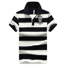 2019 New Polo Shirt Men Cotton Striped Summer Polo Shirts Short Sleeve Poloshirts Mens Casual Business High Quality Clothing 608 2024 - buy cheap