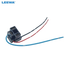 Leewa-adaptador de farol h4 fêmea, 40 unidades, soquetes, conector, cablagem, led, hid, adaptação, fio, tomada # ca5955 2024 - compre barato