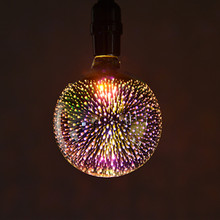 YIYANG 3D Firework Colourful LED Edison Bulb E27 Lamp Decoration Novelty Light G125 Holiday Wedding Party LED Luces Bombillas 2024 - buy cheap