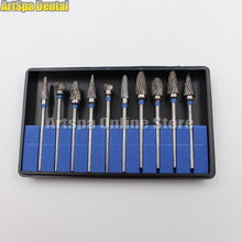 10pcs Dental Lab Polisher Drills Assorted Tungsten Steel Carbide Burs F06 2.35MM Free Shipping 2024 - buy cheap