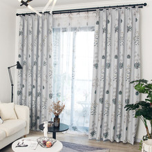 Blackout Curtain For Living Room Pastoral Bedroom Voile Curtain Curtains Cloth Curtains Ready Made cortina para quarto 2024 - buy cheap