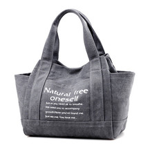 Brand Canvas Women Bag Women Handbags Fashion Design Ladies Tote Bag Female Solid Big Shoulder Bags Travel Bag Bolsos Mujer 2024 - buy cheap