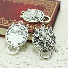Sweet Bell 10pcs/lot 26*39mm Antique   Color Antique Bronze Metal Alloy Wolf Charms Jewelry Pendant Charms D0400 2024 - buy cheap