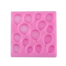 1Pcs Balloon Shape Silicone Cake Molds Soap Chocolate Silicone Fondant Cake Decorate Wholesale 10x10cm 2024 - buy cheap