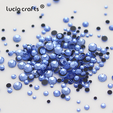 Lucia Crafts  500pcs/lot  Hot Fix Rhinestones Crystals  Iron On Rhinestones For  Wedding Dress Bags  Decor G0107 2024 - buy cheap