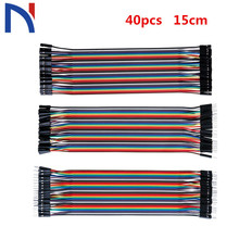 Dupont Line 40PCS  15cm Male to Male, Female to Male, and Female to Female Jumper Wire Connector Dupont Cable sfor Breadboard 2024 - buy cheap