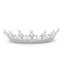 Diadema Vintage con diamantes de imitación para boda, diadema de corona, corona de concurso de graduación, joyería para el cabello, horquillas 2024 - compra barato