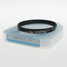 Novidade protetor de lente de 82mm ultra-violeta uv + caixa + filtro para nikon canon sony pentax rx om 2024 - compre barato