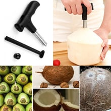 Stainless steel coconut can opener drilling hole opener coconut knife opening coconut opening hole tool kitchen accessories 2024 - buy cheap