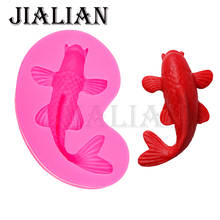 HOT Selling 3D Marine life fish Mould DIY Fondant silicone molds Kitchen Cake decoration Mold for Chocolate Baking Tools T0536 2024 - buy cheap