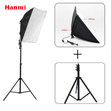 Free shipping + Photography Lighting Kit 2.6m Light Stand +50*70cm Softbox For Photography Studio Accessories 2024 - buy cheap